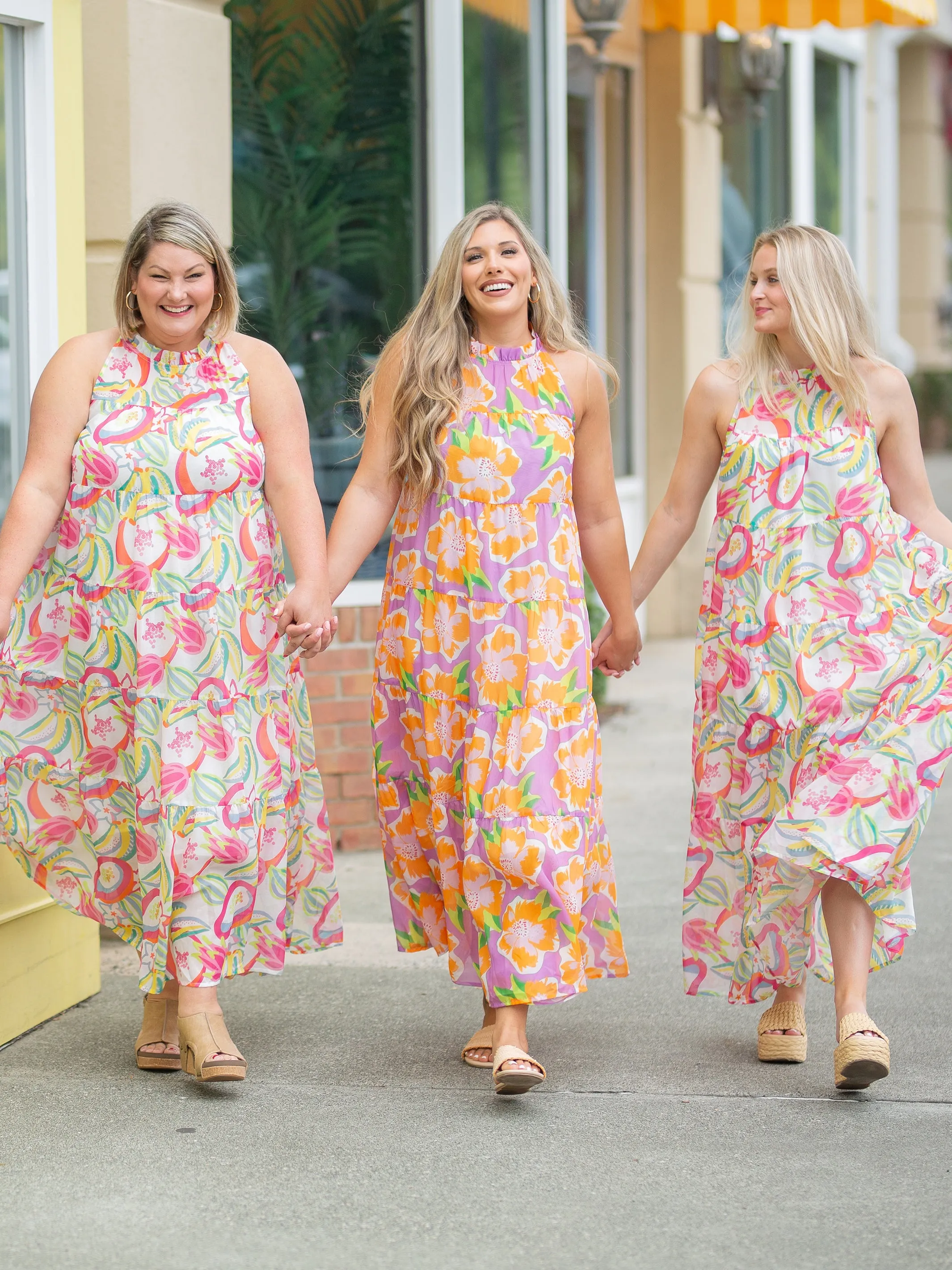 FINAL SALE - Bethany Dress | Sea Flower Lilac sold by Michelle McDowell product image thumbnail 4