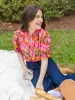 FINAL SALE - Marlowe Top | Make Me Blush Olive sold by Michelle McDowell