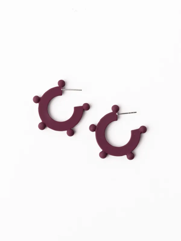 Astrid Earrings | Garnet sold by Michelle McDowell