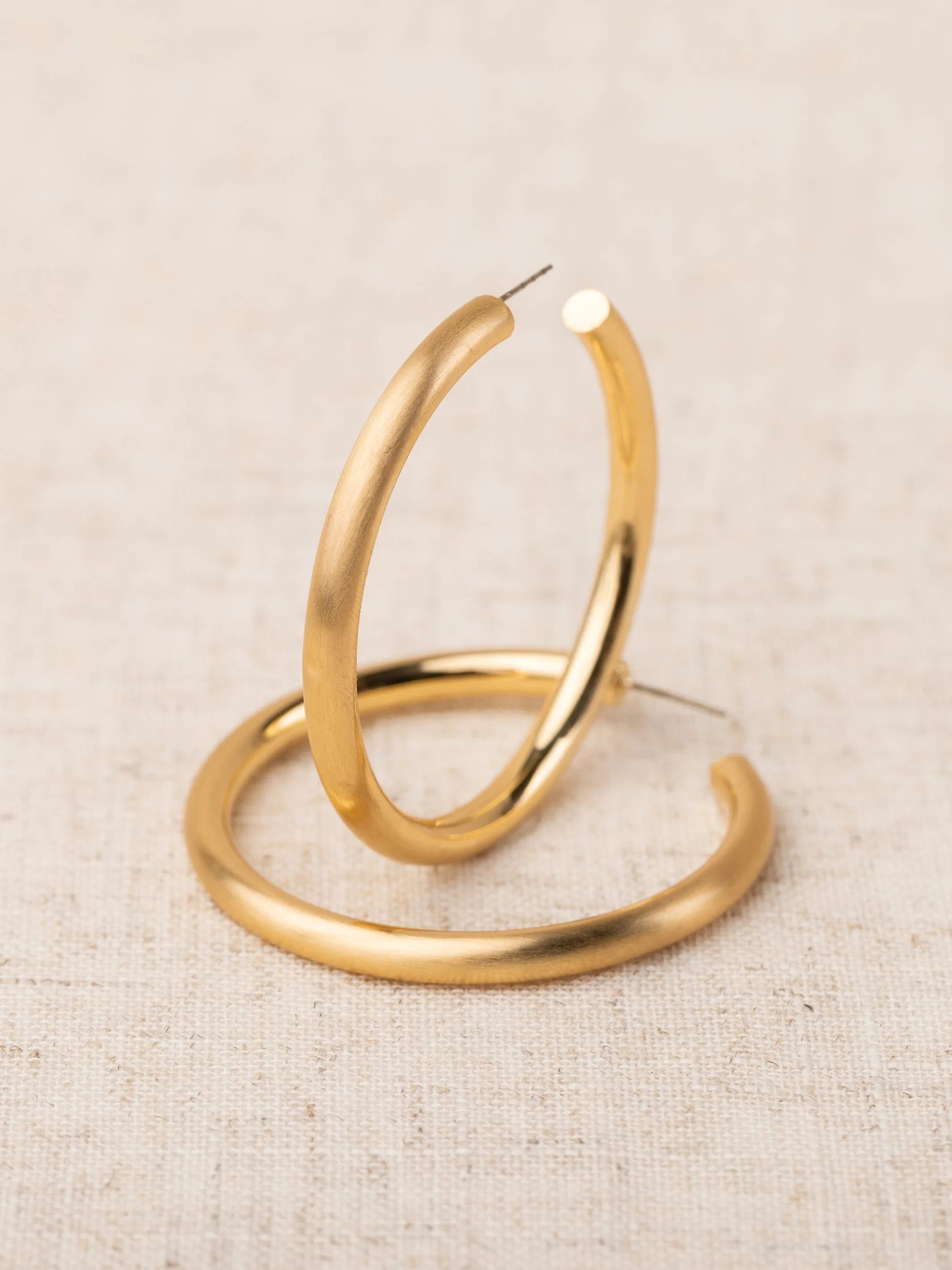 Stella Hoop Earrings sold by Michelle McDowell product image thumbnail 2