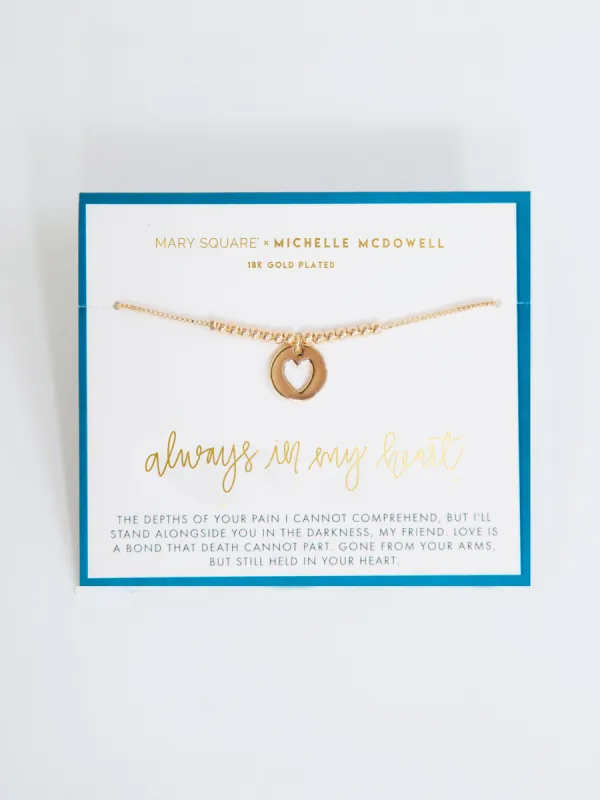 FINAL SALE - Always in My Heart Inspirational Bracelet sold by Michelle McDowell