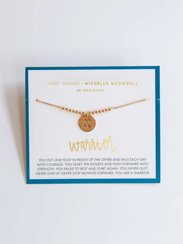 FINAL SALE - Warrior Inspirational Bracelet made by Michelle McDowell