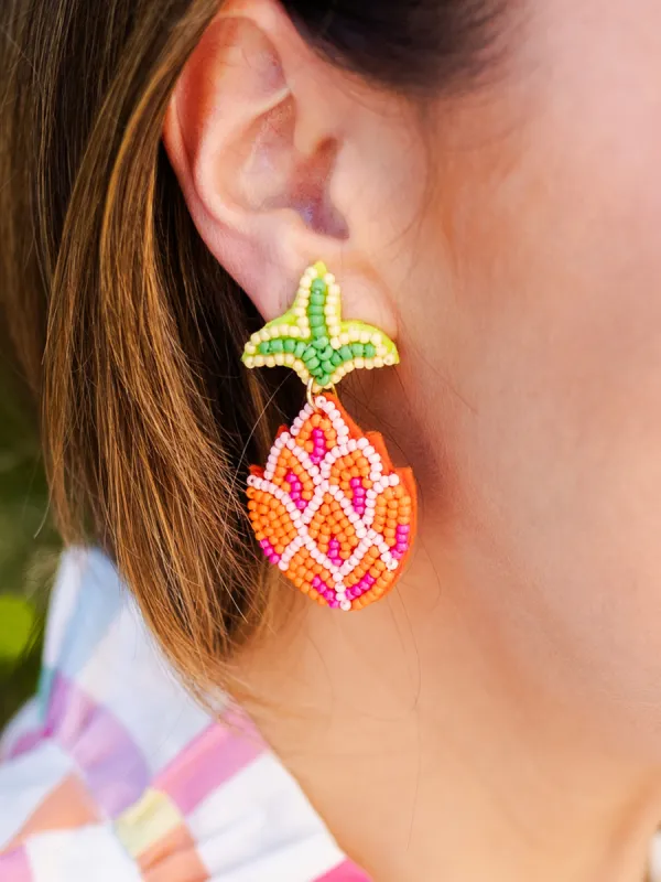 FINAL SALE - Papaya Earrings sold by Michelle McDowell