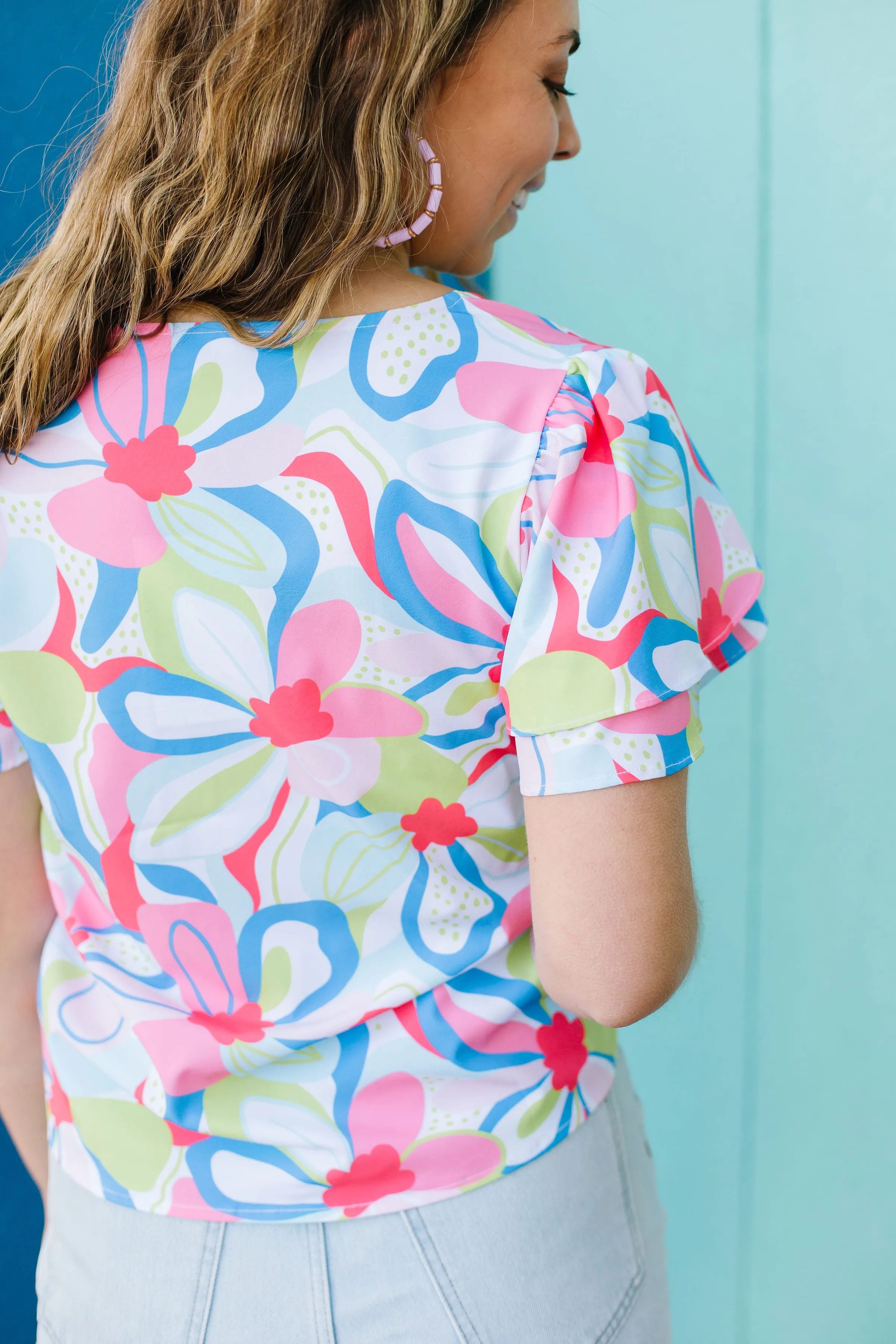 FINAL SALE - Grayson Top | Color Me Happy Pink sold by Michelle McDowell product image thumbnail 2