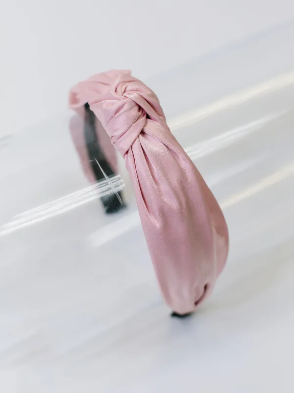 Barbara Headband | Pink sold by Michelle McDowell