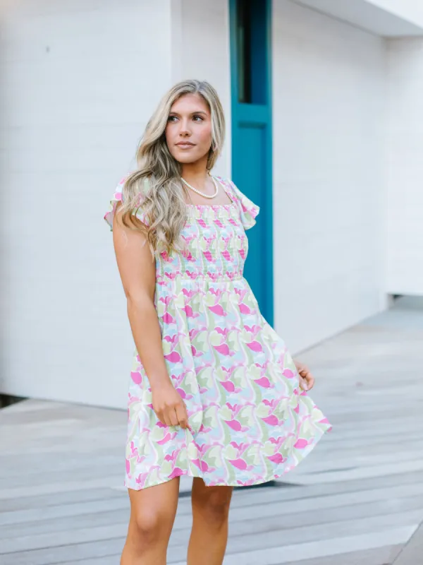 FINAL SALE - Blair Dress | Come Away With Me Melon sold by Michelle McDowell