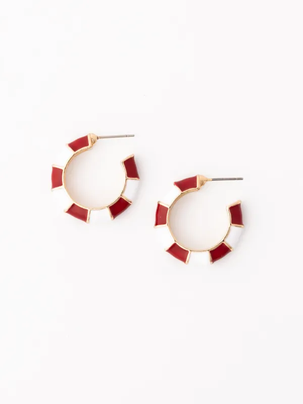 Ashlynn Earrings | Crimson + White sold by Michelle McDowell