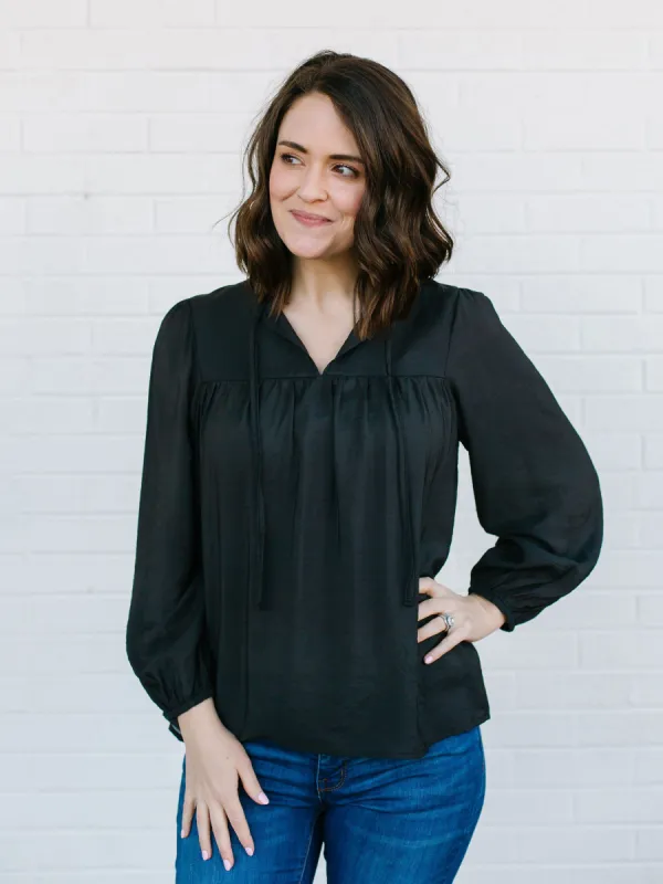 FINAL SALE - Kennedy Top | Black sold by Michelle McDowell