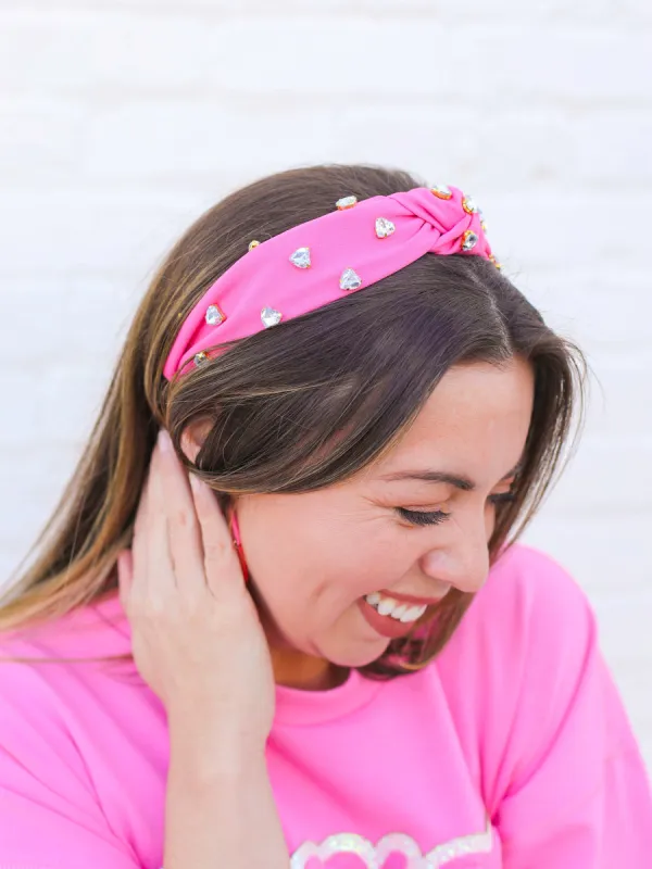 Krista Headband | Clear Hearts sold by Michelle McDowell