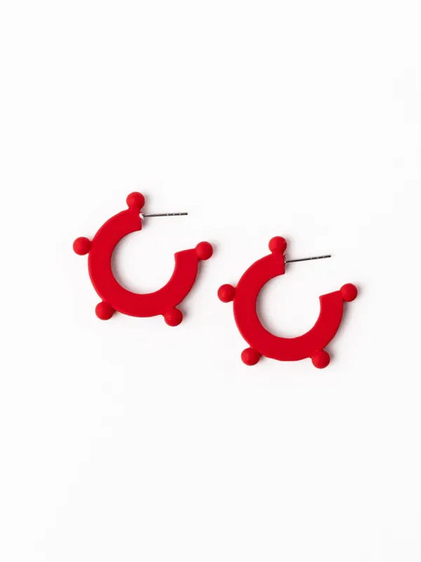 Astrid Earrings | Red sold by Michelle McDowell