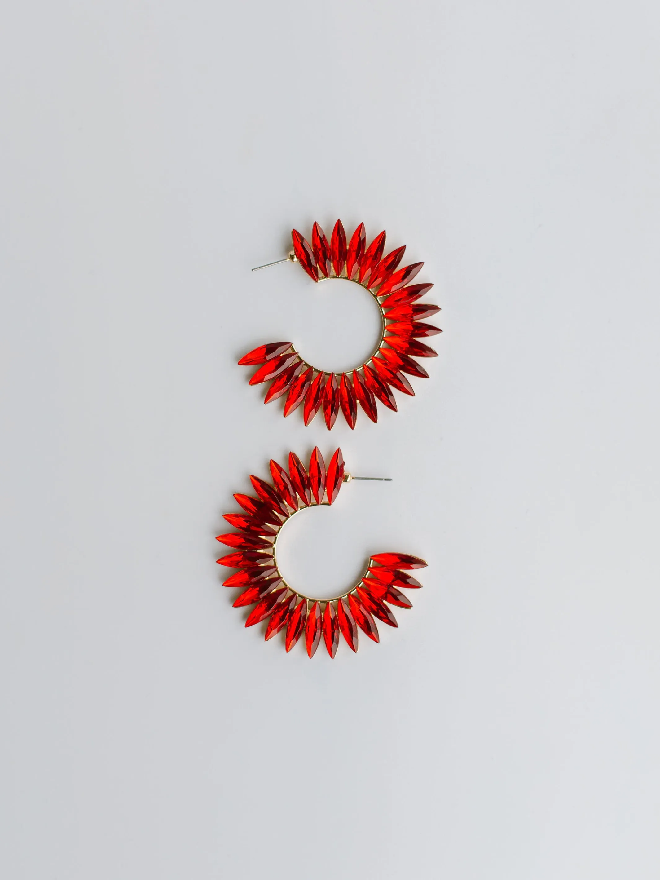 FINAL SALE - Eileen Earrings | Red sold by Michelle McDowell