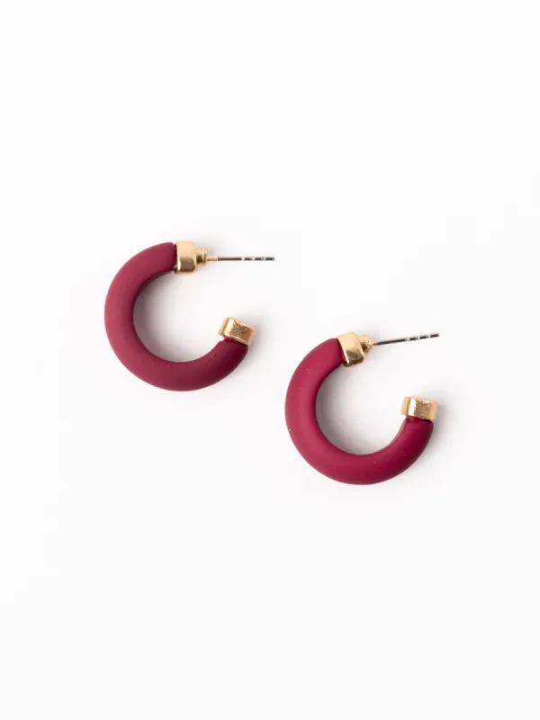 Amanda Earrings | Garnet sold by Michelle McDowell