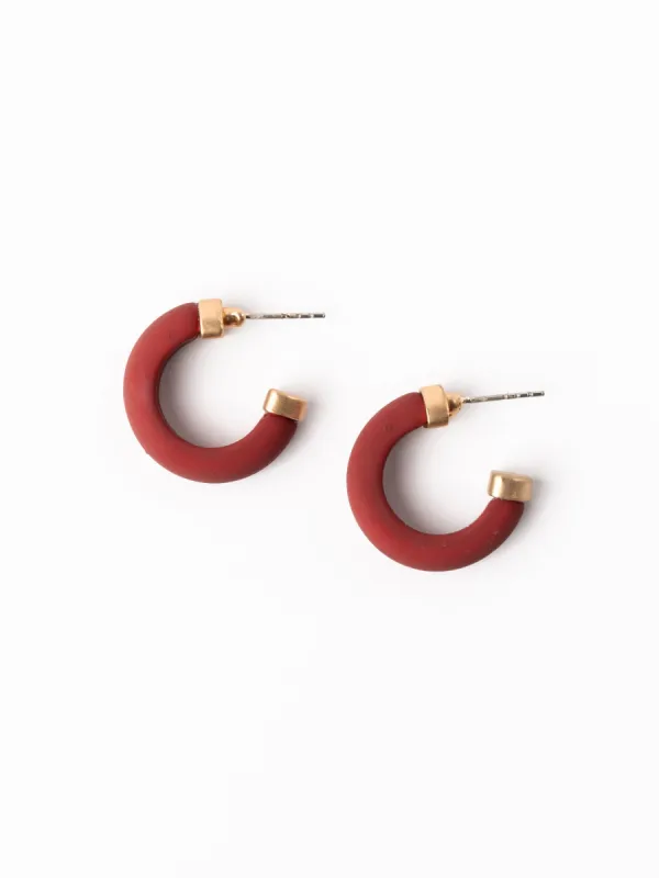Amanda Earrings | Crimson sold by Michelle McDowell