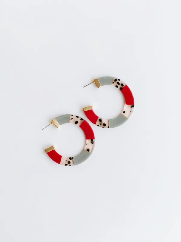 Melody Earrings | Crimson + Gray sold by Michelle McDowell