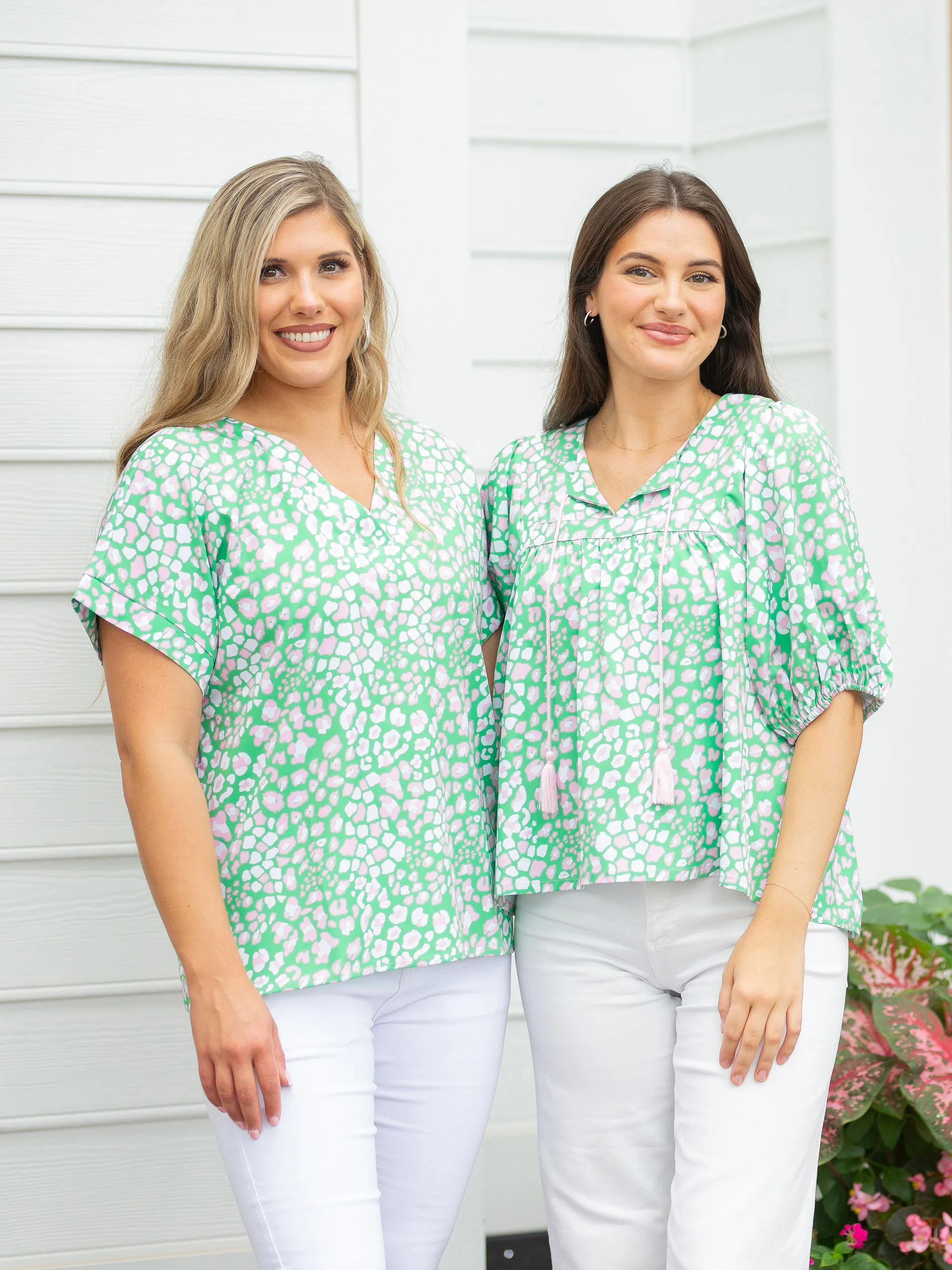 FINAL SALE - Laurie Top | Wild Safari Pine sold by Michelle McDowell product image thumbnail 4