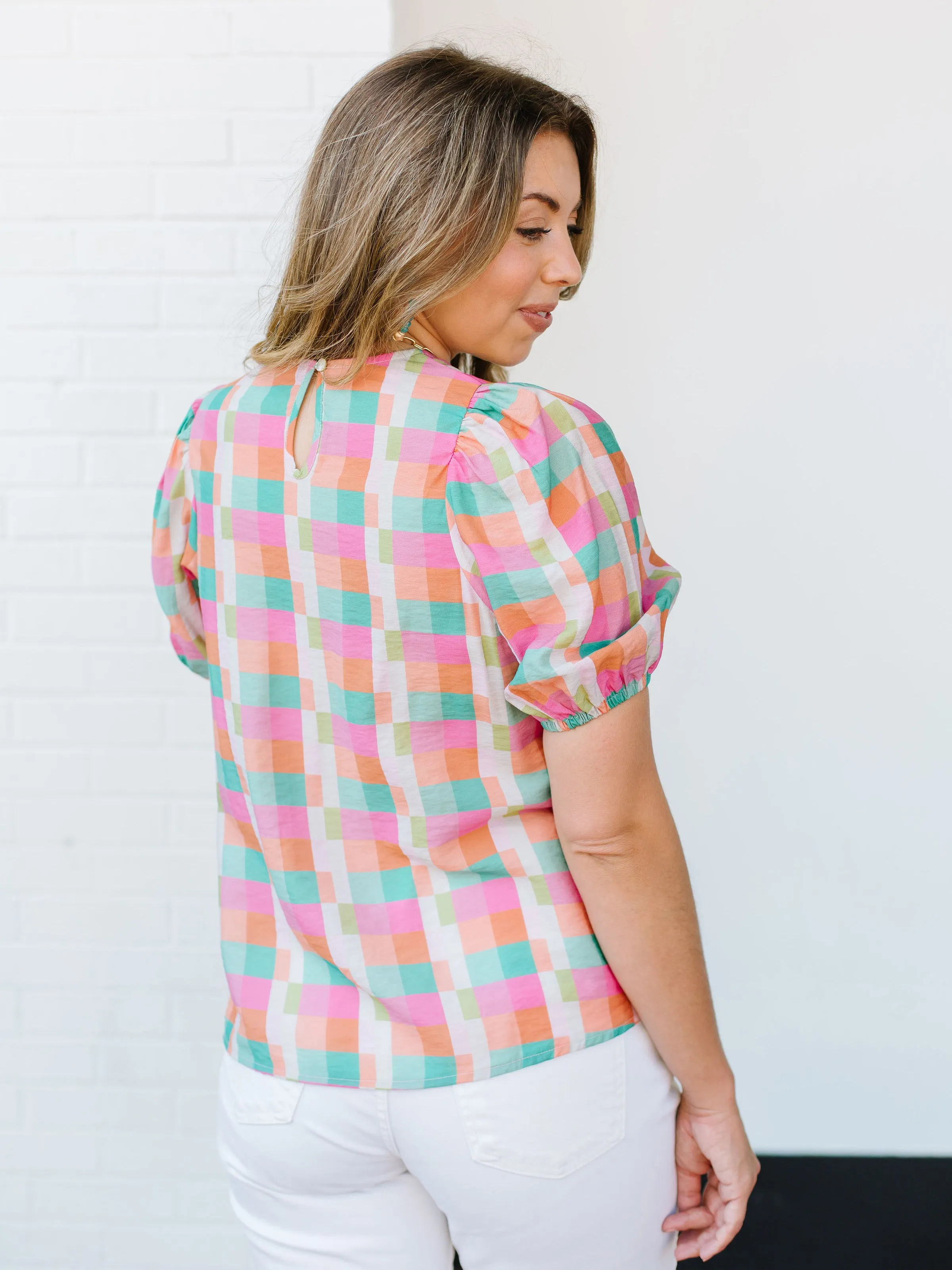 FINAL SALE - Ivy Top | Picnic In Paris Multi sold by Michelle McDowell product image thumbnail 2