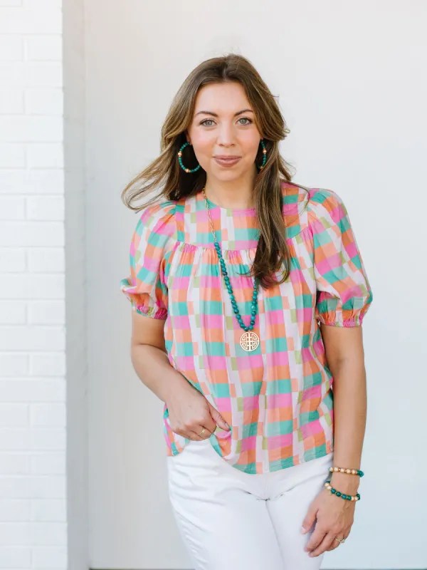 FINAL SALE - Ivy Top | Picnic In Paris Multi sold by Michelle McDowell
