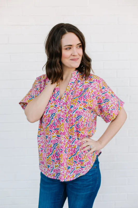 FINAL SALE - Rachel Top | A New Day Berry sold by Michelle McDowell