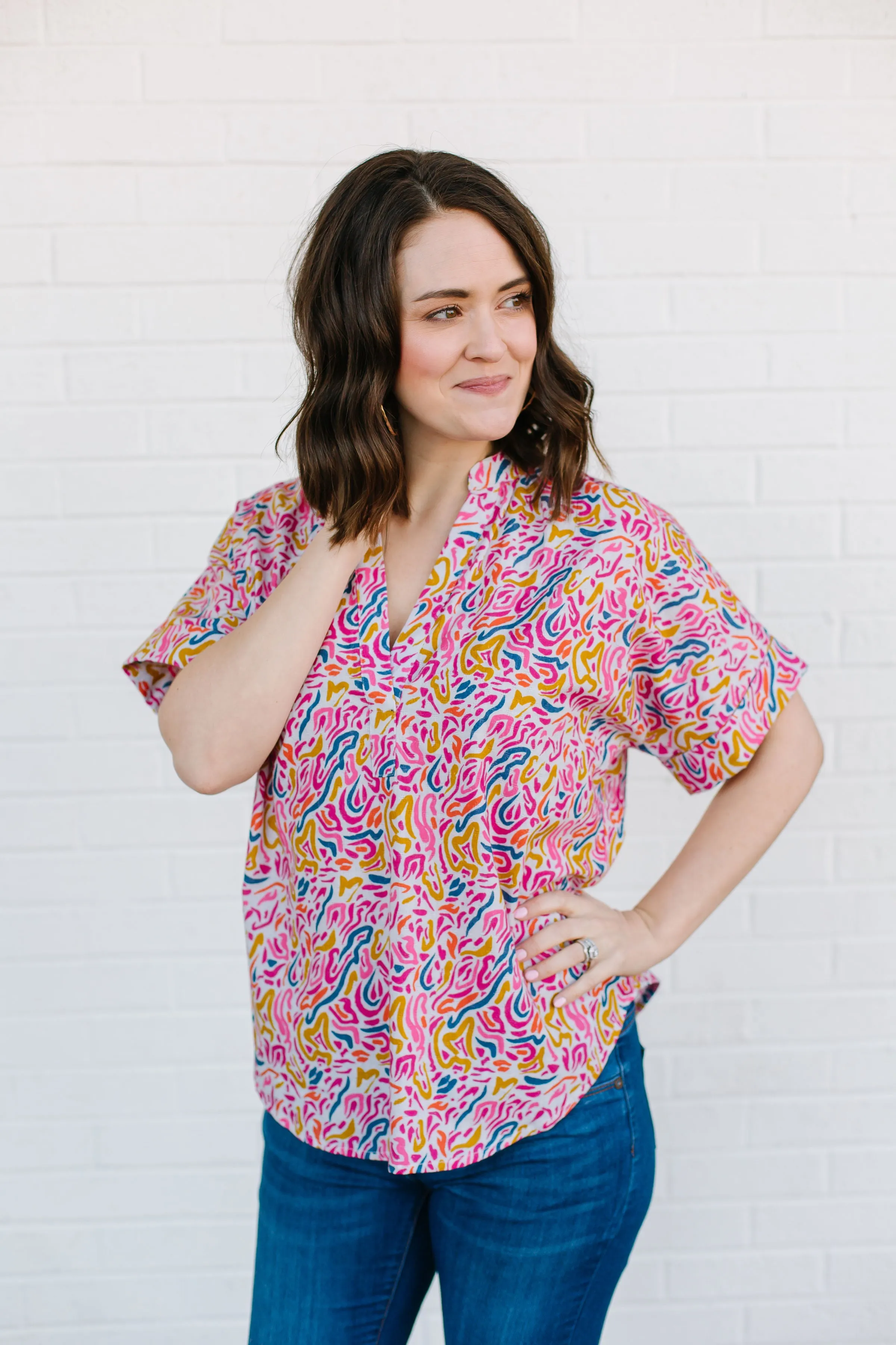 FINAL SALE - Rachel Top | A New Day Berry sold by Michelle McDowell