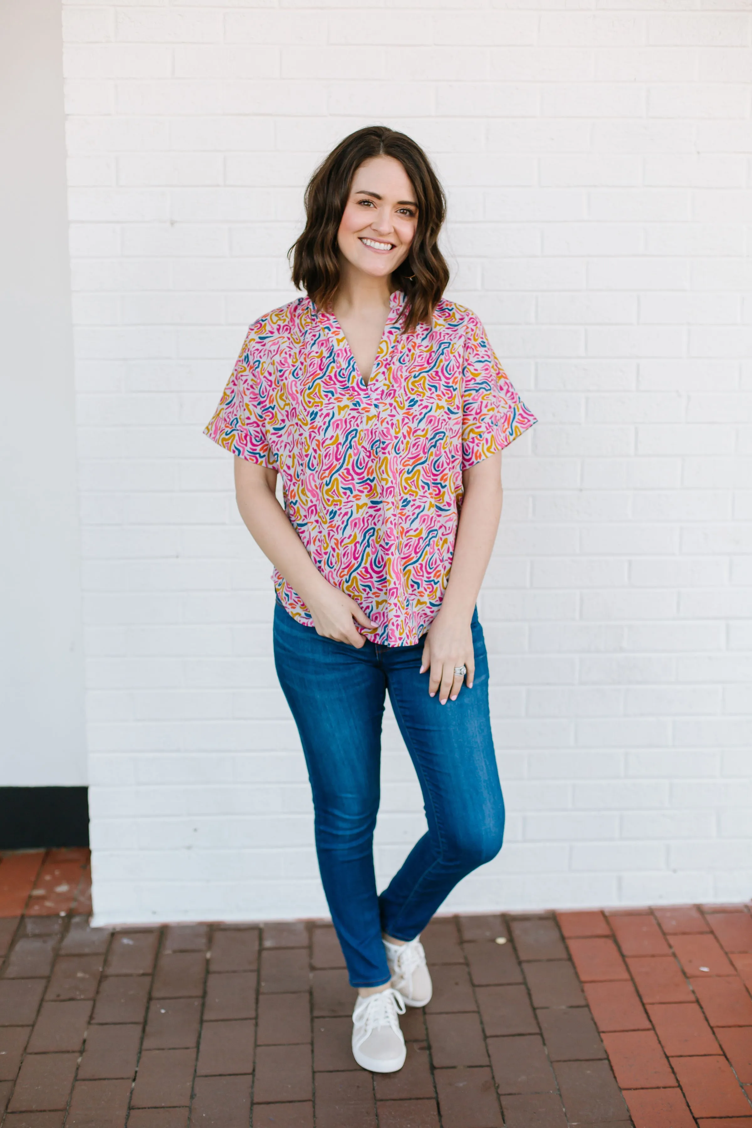 FINAL SALE - Rachel Top | A New Day Berry sold by Michelle McDowell product image thumbnail 2