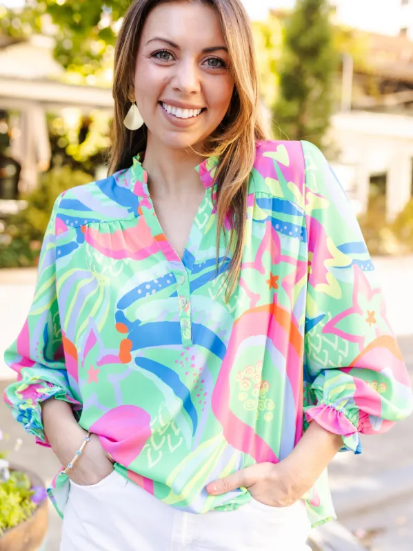 FINAL SALE - Gianna Top | Copacabana Pine sold by Michelle McDowell