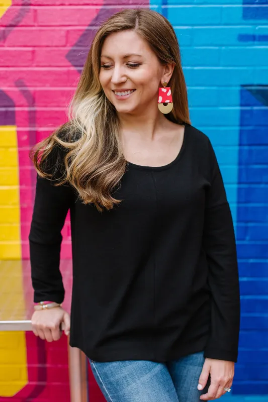 FINAL SALE - Vicki Top | Black sold by Michelle McDowell