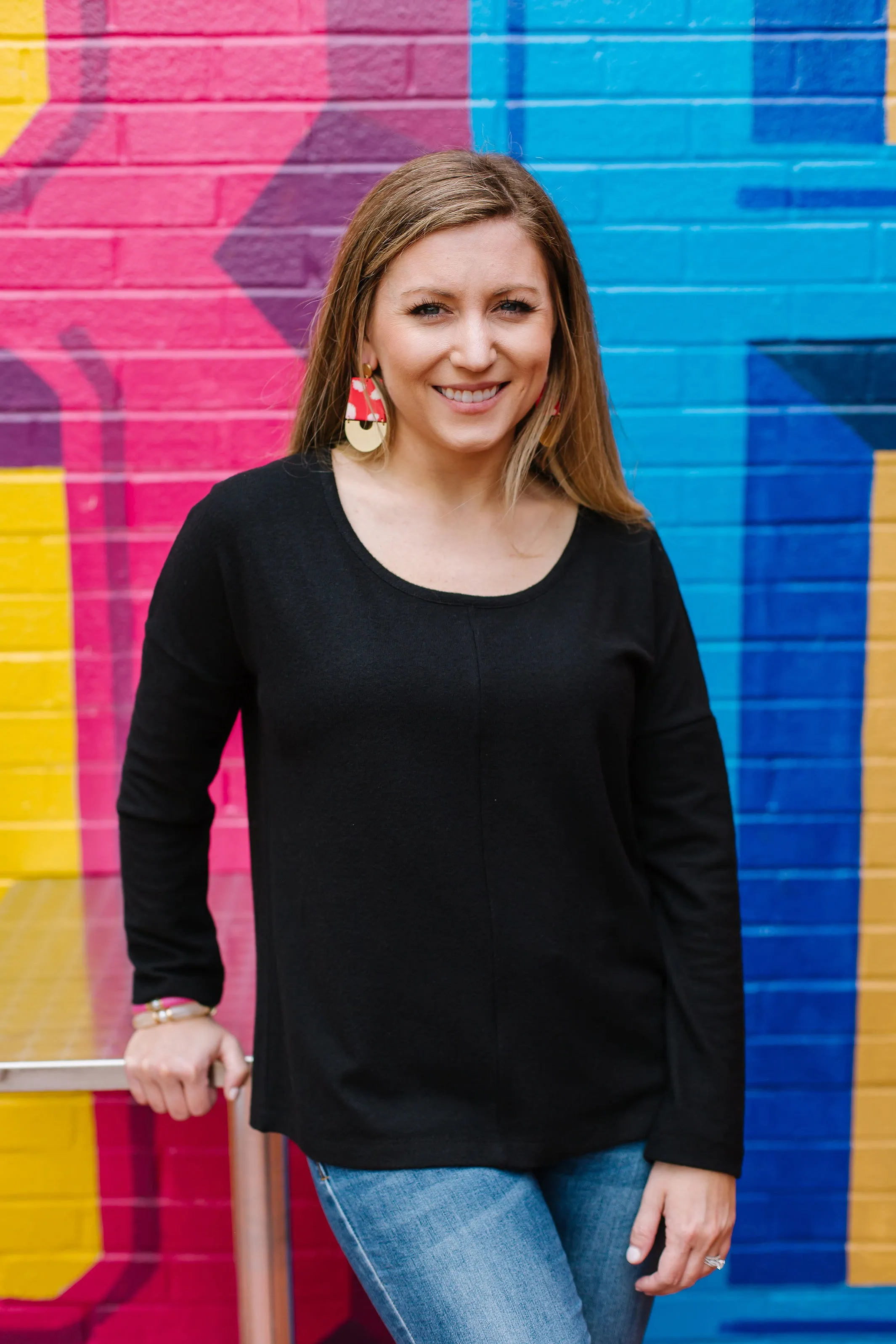 FINAL SALE - Vicki Top | Black sold by Michelle McDowell product image thumbnail 2