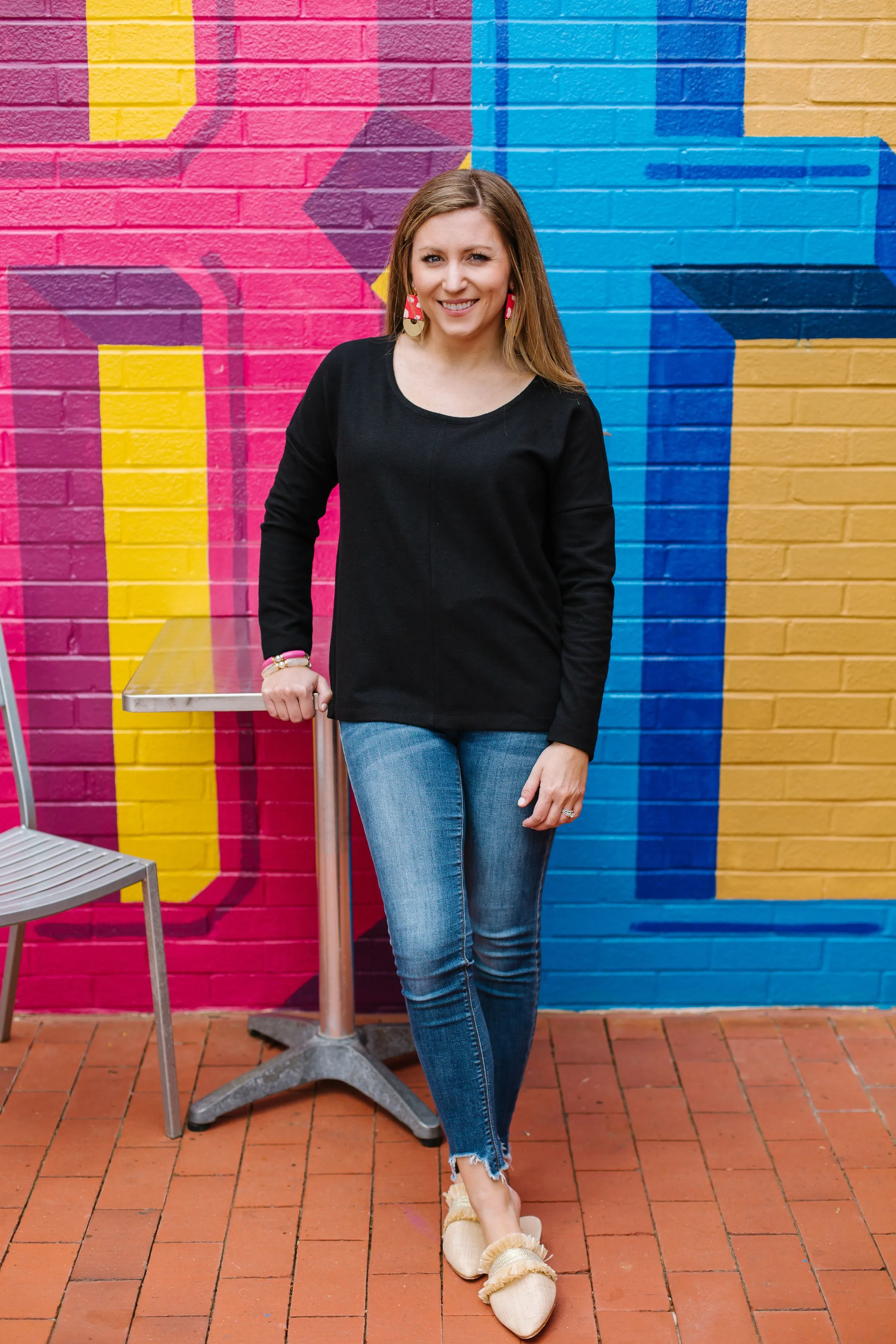 FINAL SALE - Vicki Top | Black sold by Michelle McDowell product image thumbnail 3