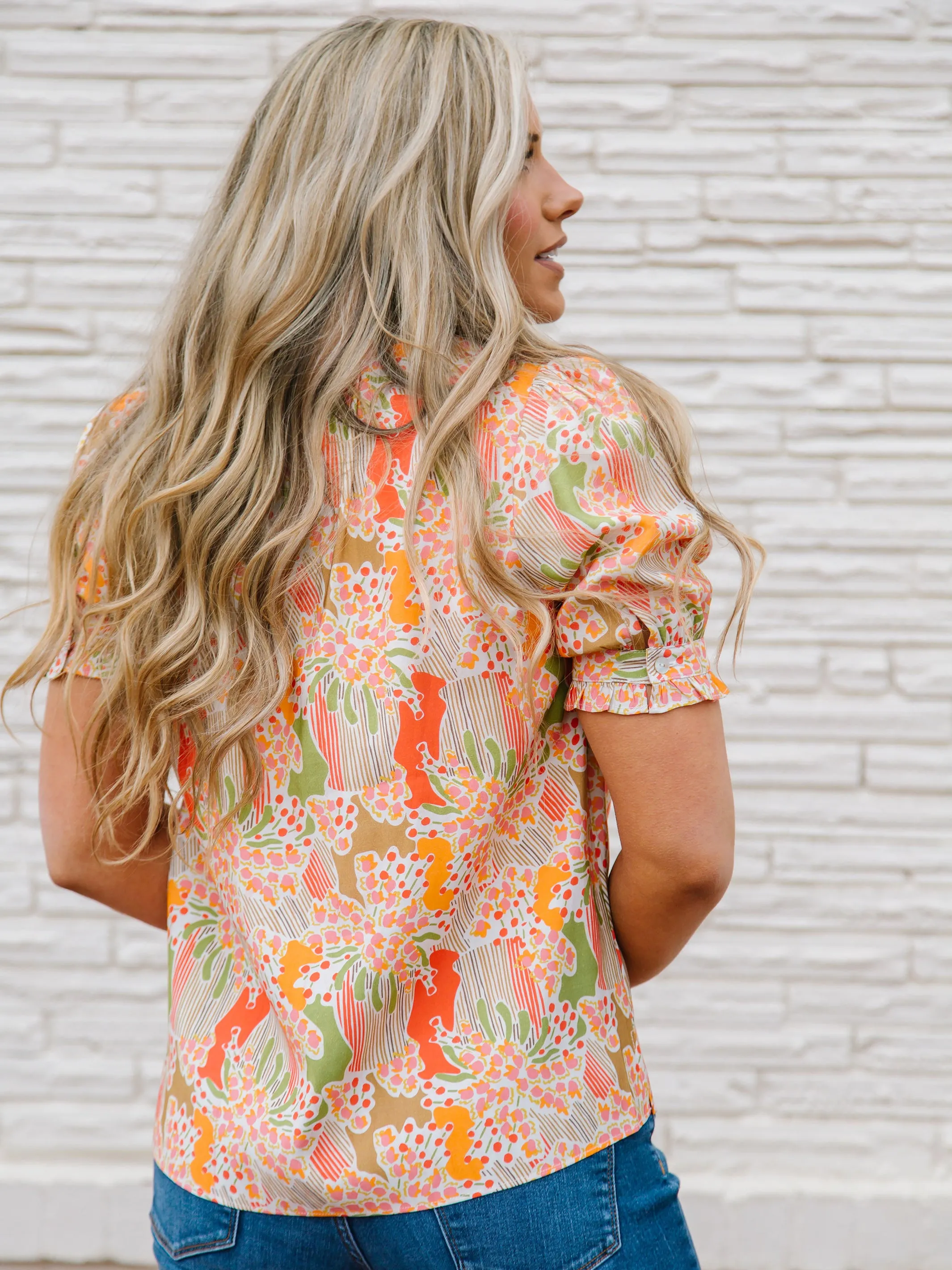 FINAL SALE - Marie Top | Center Piece Tan sold by Michelle McDowell product image thumbnail 3