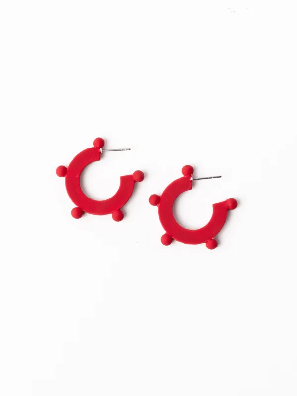 Astrid Earrings | Red sold by Michelle McDowell
