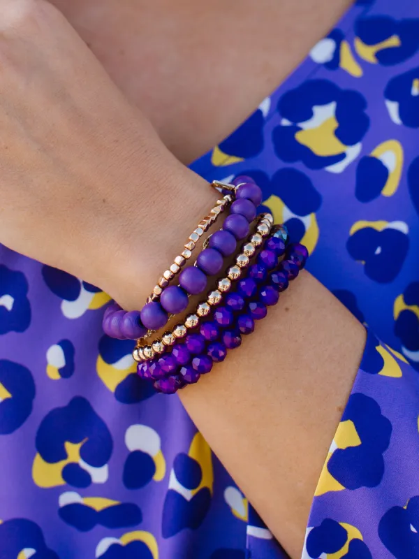 Mandy Bracelets | Purple sold by Michelle McDowell