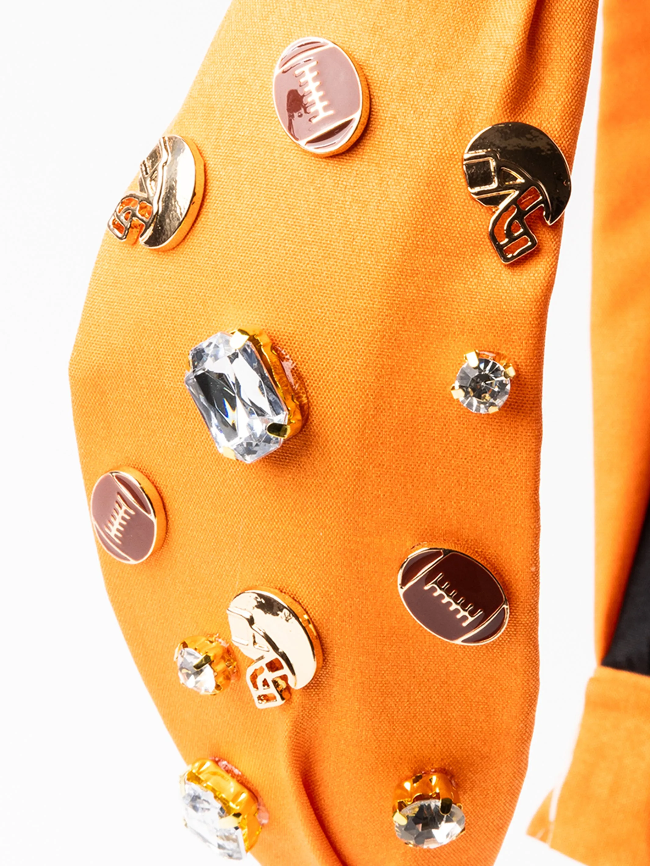 Victory Vibes Headband | Orange + White sold by Michelle McDowell product image thumbnail 2