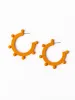 Astrid Earrings | Orange sold by Michelle McDowell