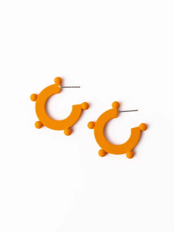 Astrid Earrings | Orange sold by Michelle McDowell