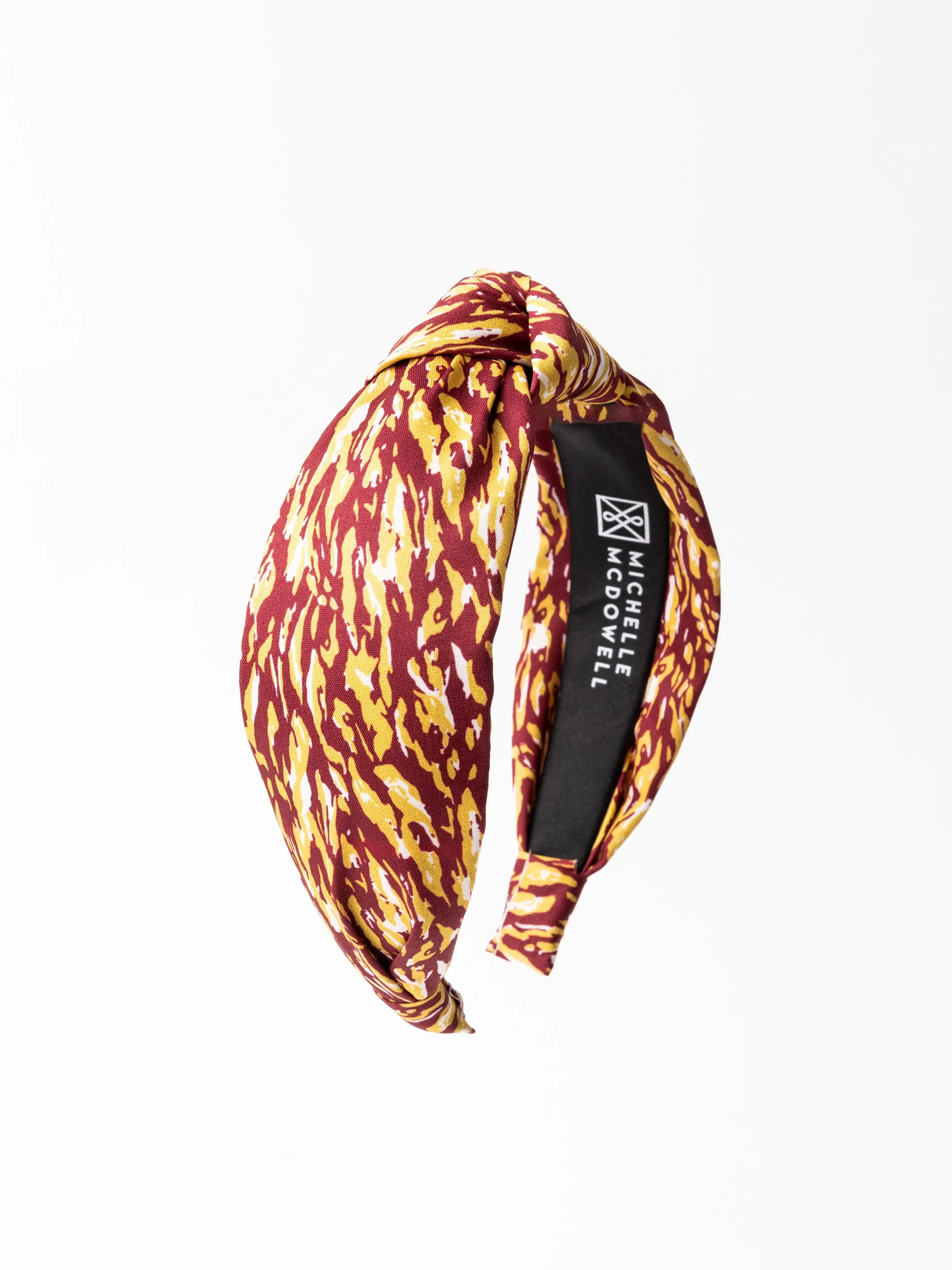 Luna Headband | Tiger Tail Garnet + Gold sold by Michelle McDowell