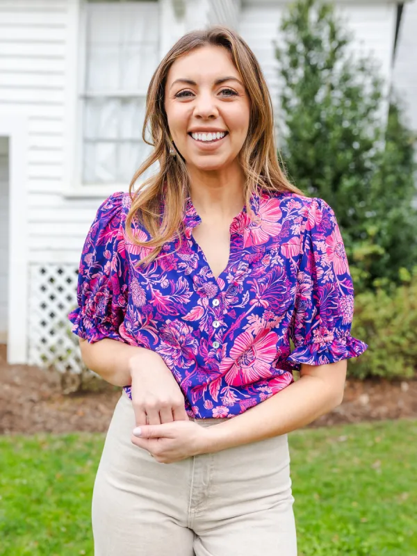 FINAL SALE - Marlowe Top | High Tea Pink sold by Michelle McDowell