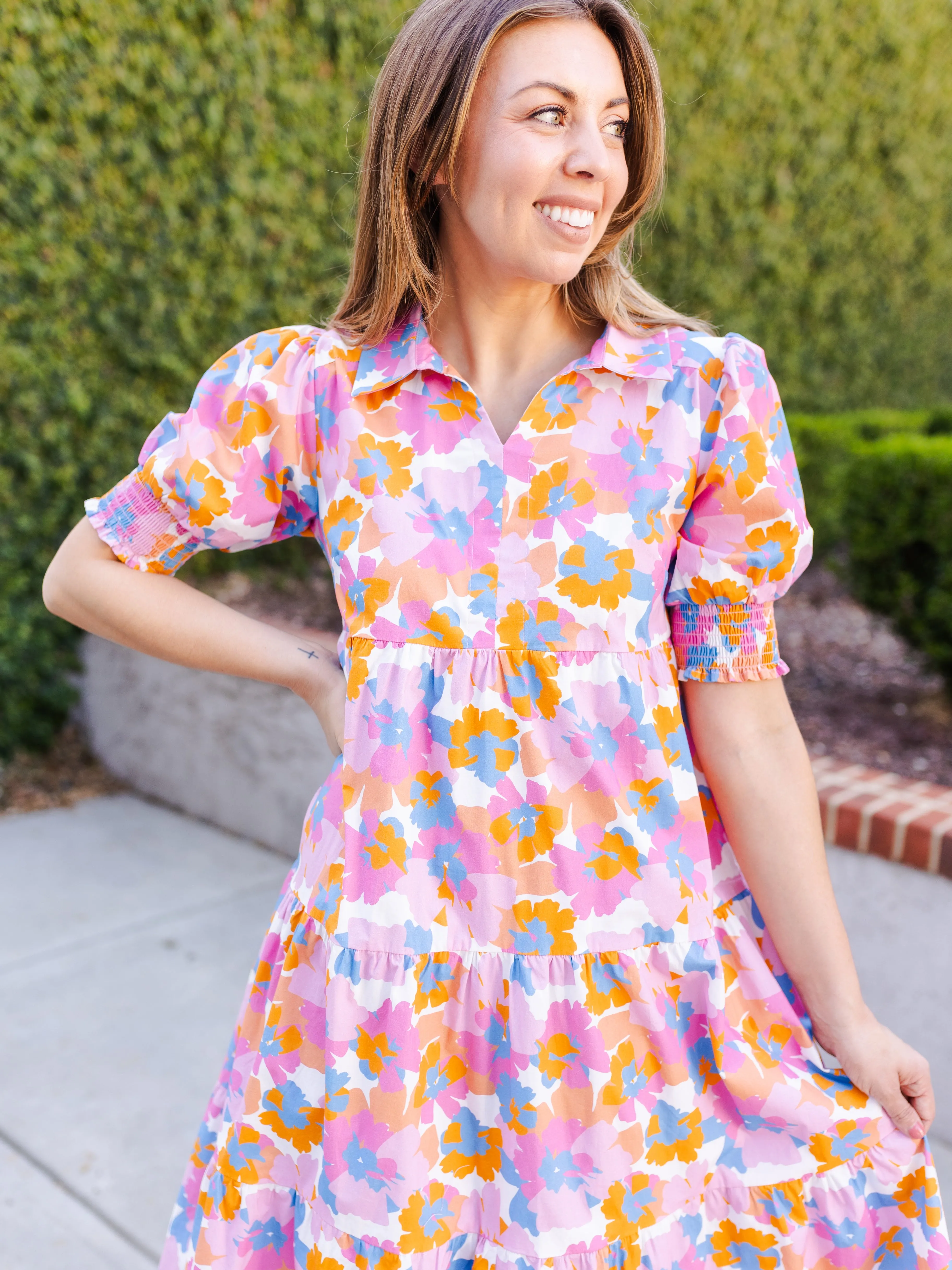 FINAL SALE - Molly Dress | Primrose Multi sold by Michelle McDowell product image thumbnail 3
