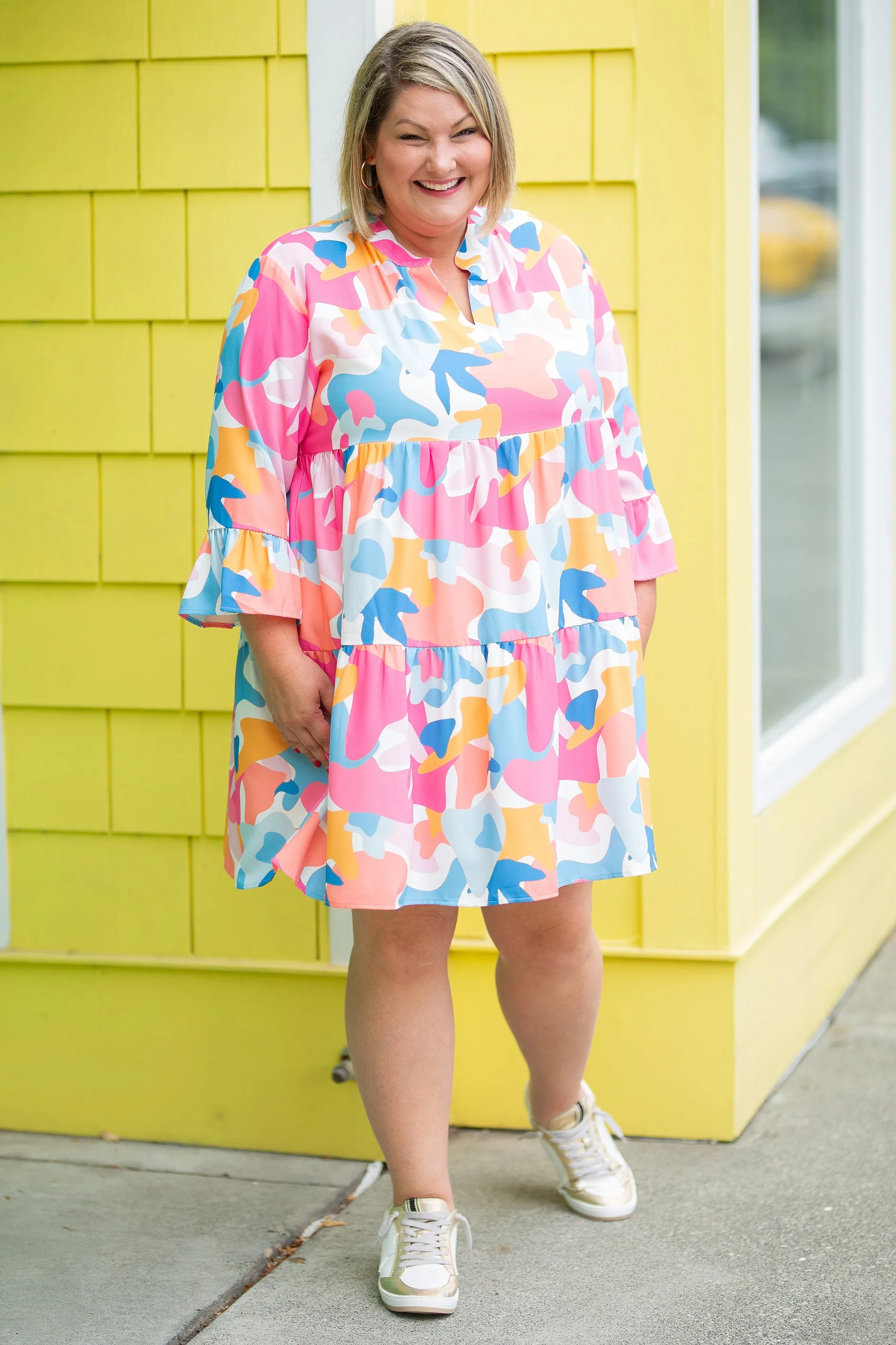 FINAL SALE - Morgan Dress | Oh Hello There Pink sold by Michelle McDowell product image thumbnail 3
