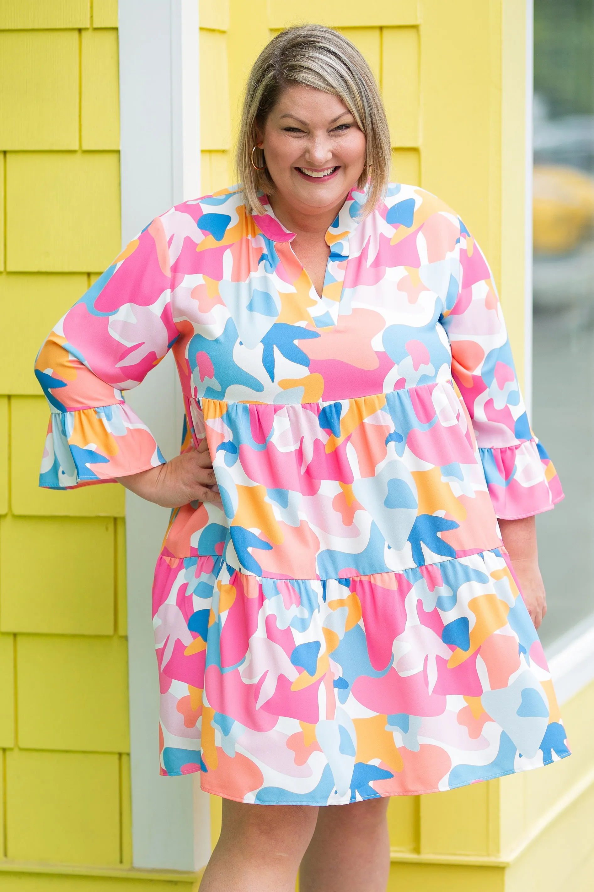 FINAL SALE - Morgan Dress | Oh Hello There Pink sold by Michelle McDowell product image thumbnail 2