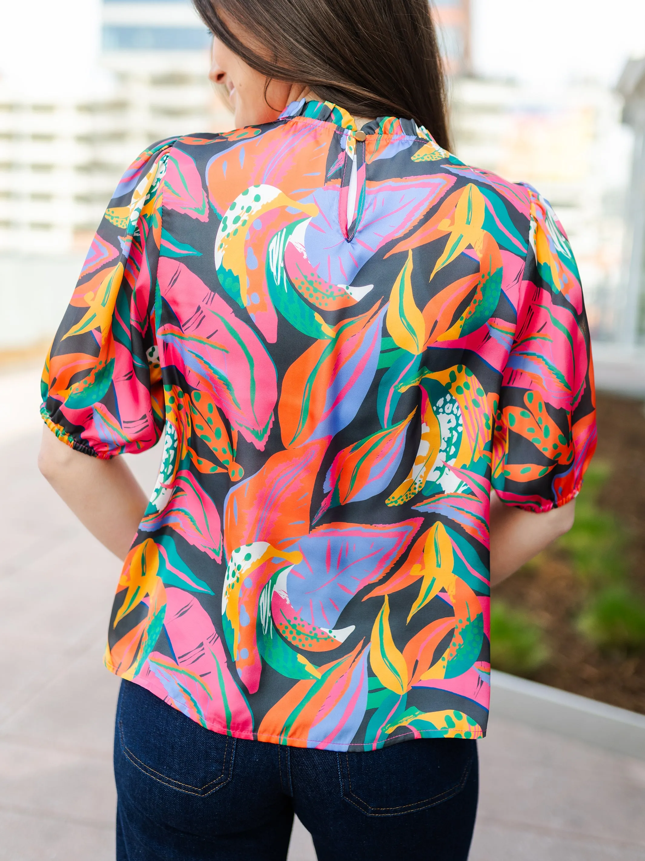 FINAL SALE - Libby Top | Eyes On Me Multi sold by Michelle McDowell product image thumbnail 5