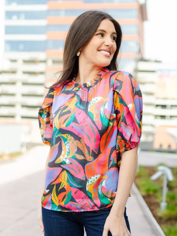 FINAL SALE - Libby Top | Eyes On Me Multi sold by Michelle McDowell