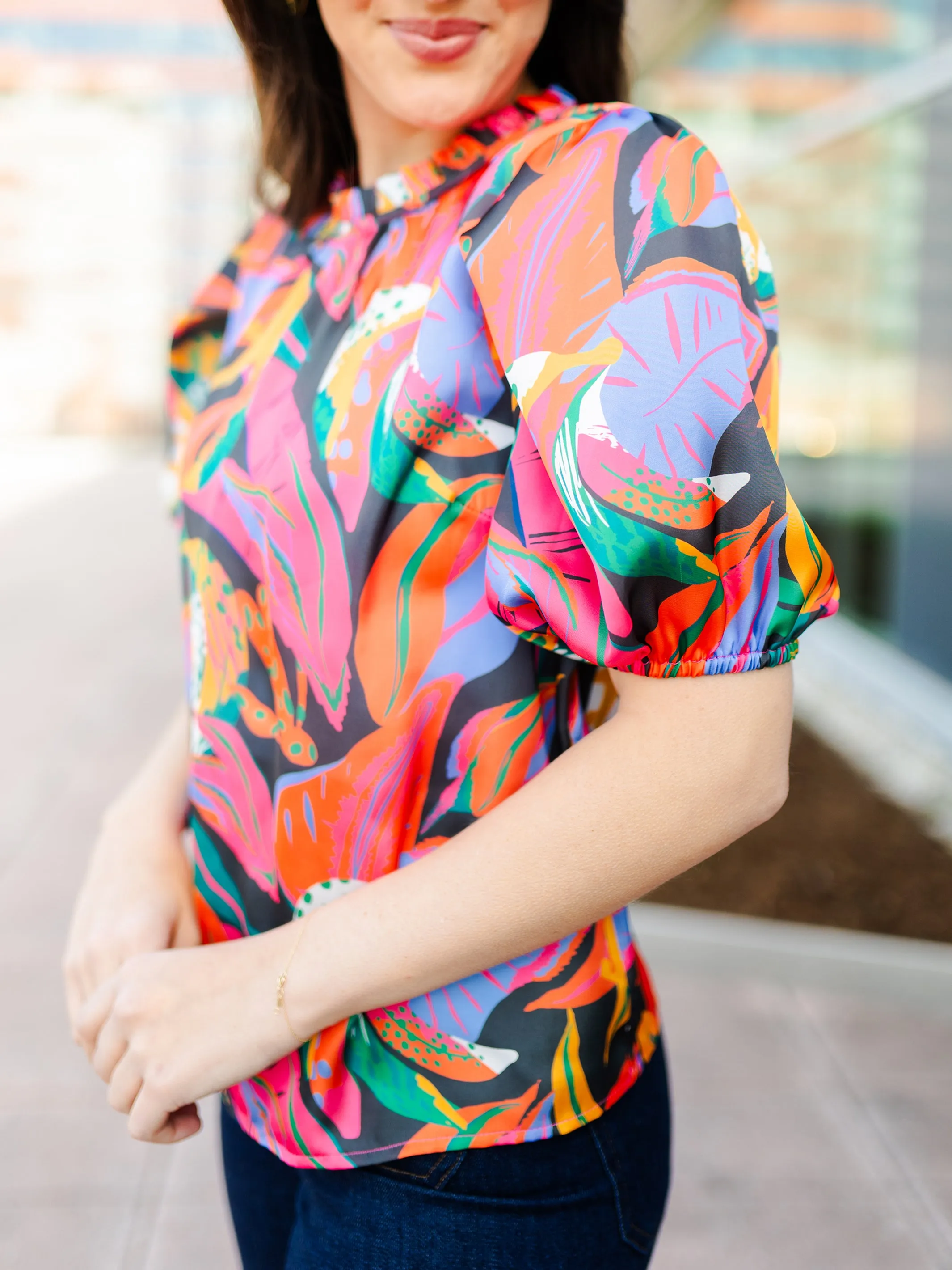 FINAL SALE - Libby Top | Eyes On Me Multi sold by Michelle McDowell product image thumbnail 3