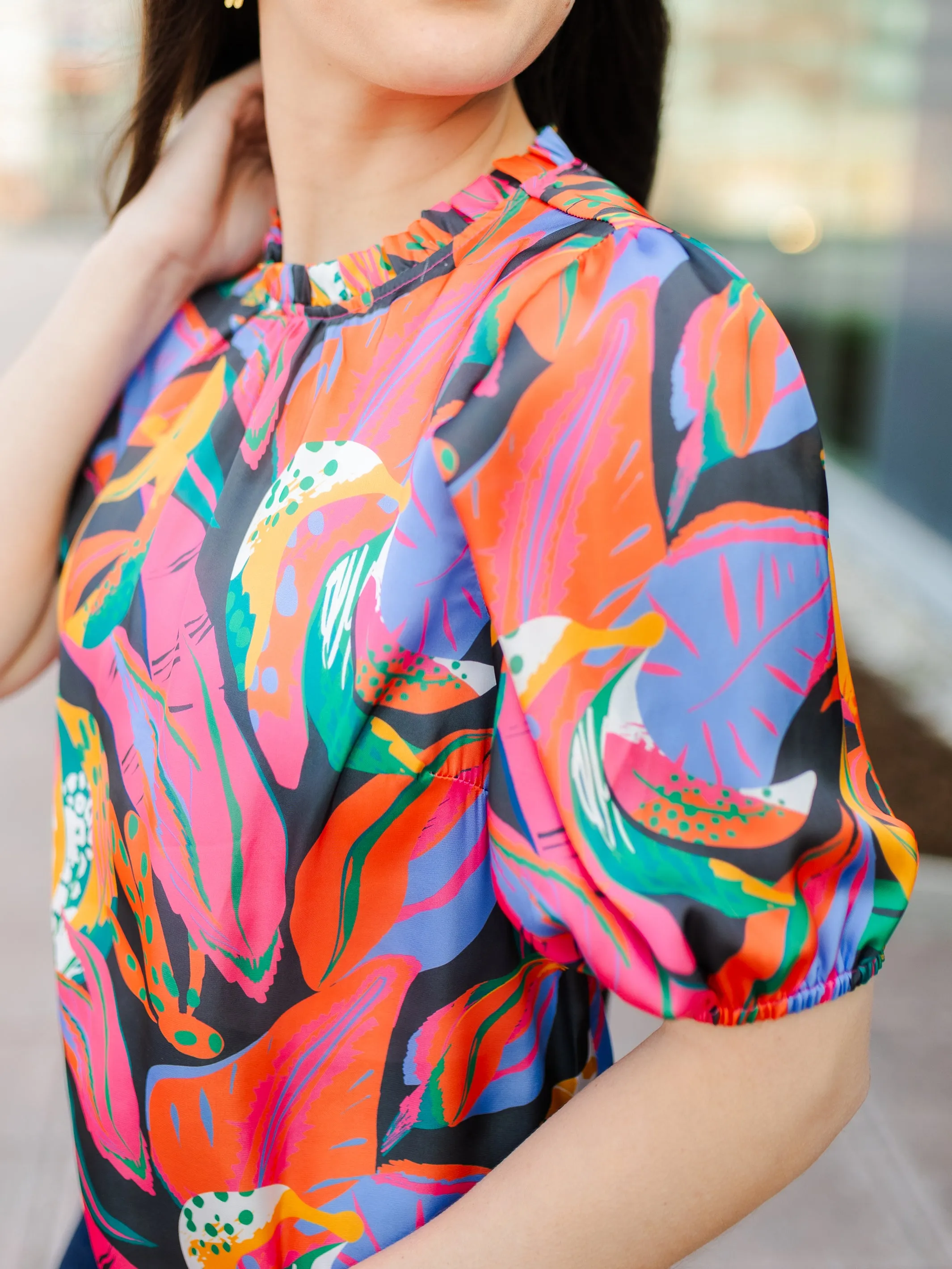 FINAL SALE - Libby Top | Eyes On Me Multi sold by Michelle McDowell product image thumbnail 2