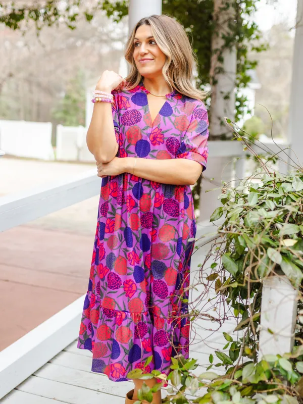 FINAL SALE - Tessa Dress | Make You Mine Purple sold by Michelle McDowell