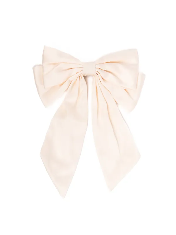 Mia Hair Bow | Ivory sold by Michelle McDowell