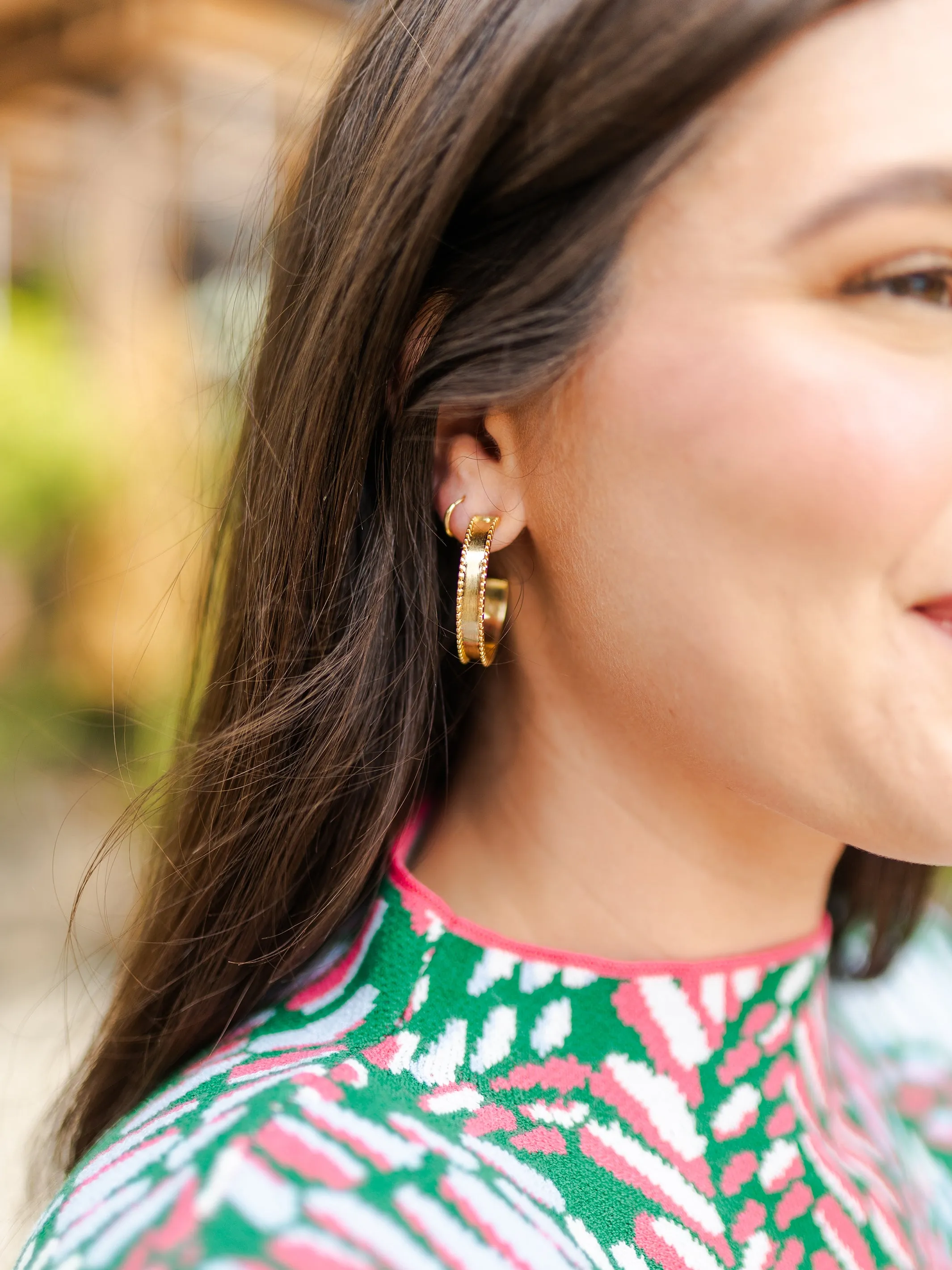 Nova Hoop Earrings sold by Michelle McDowell product image thumbnail 5