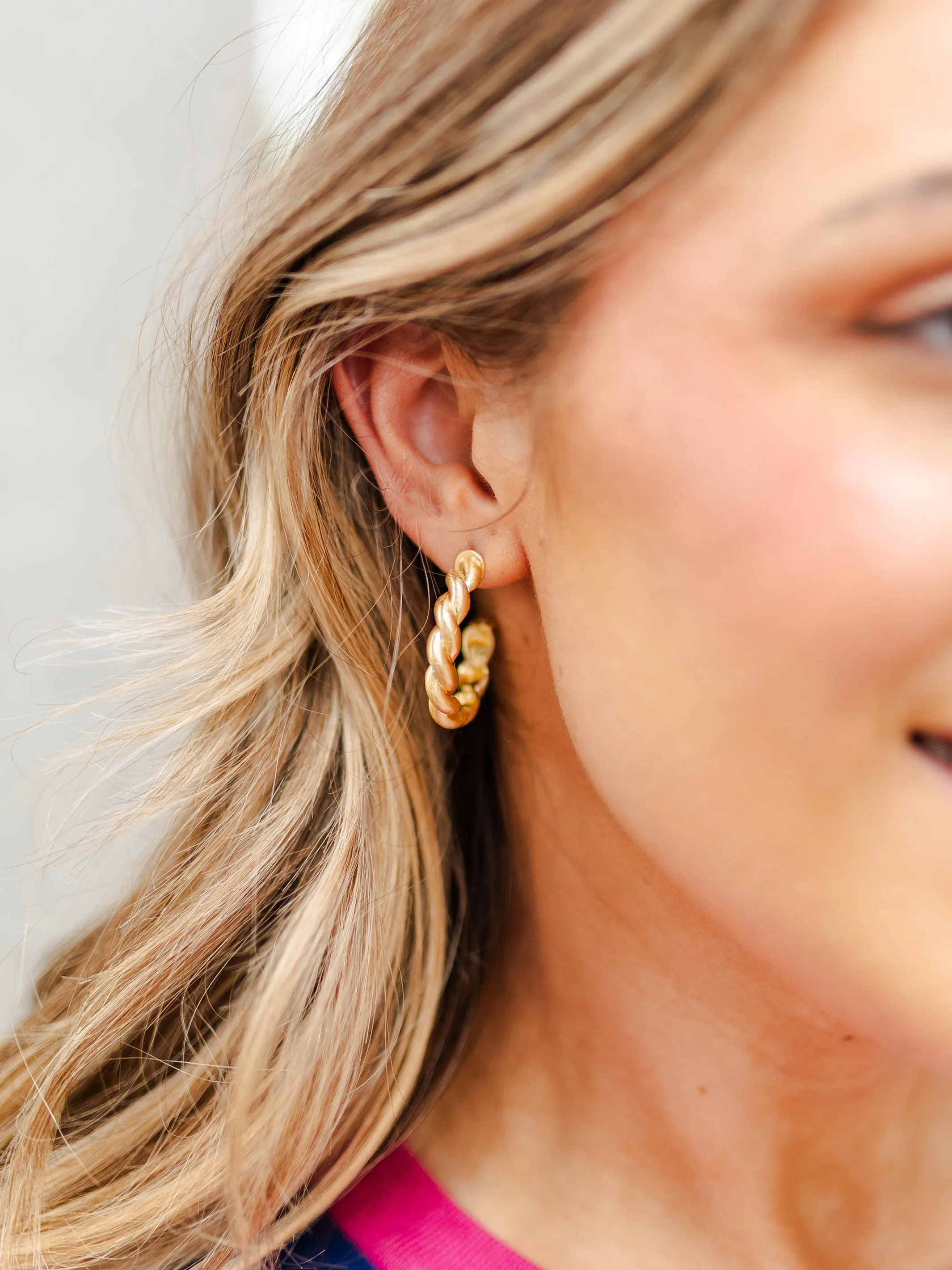 Everly Hoop Earrings sold by Michelle McDowell product image thumbnail 5