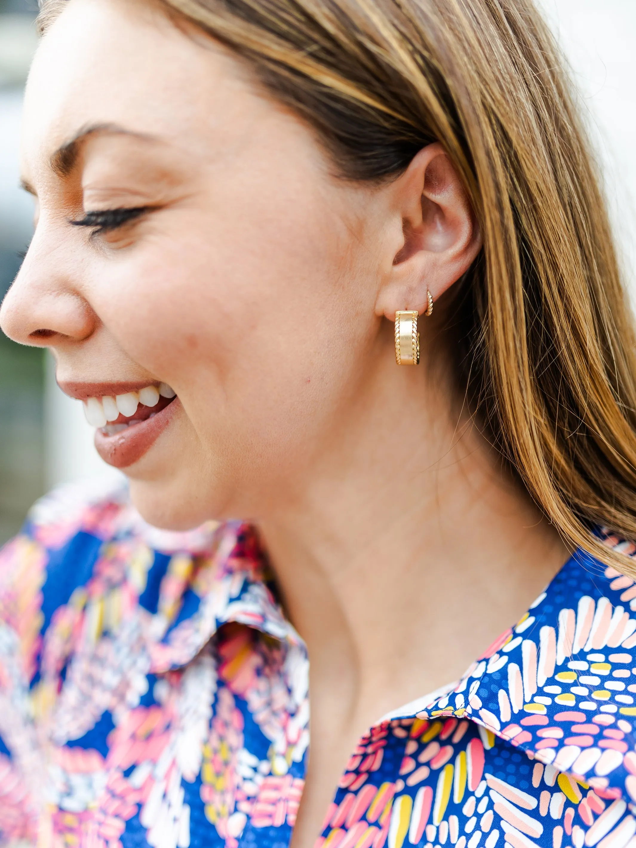 Skylar Hoop Earrings sold by Michelle McDowell product image thumbnail 5