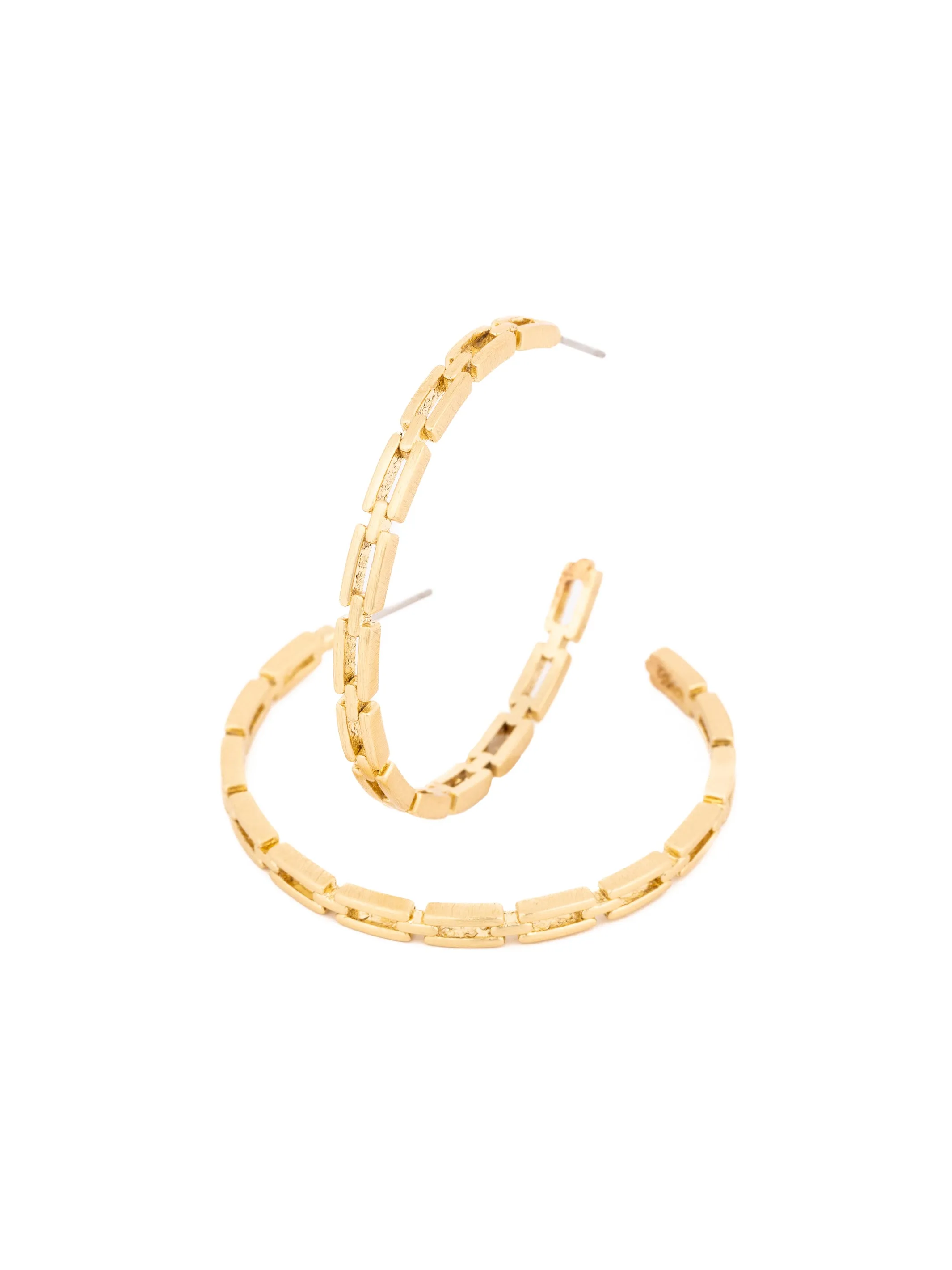 Layla Hoop Earrings sold by Michelle McDowell product image thumbnail 4