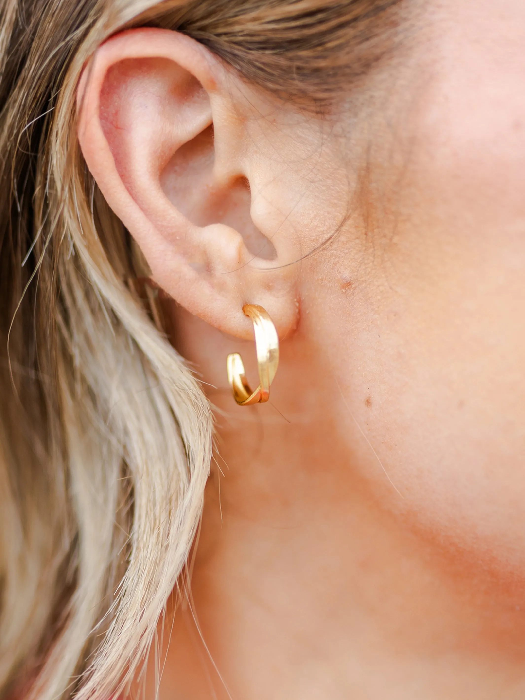 Kat Hoop Earrings sold by Michelle McDowell